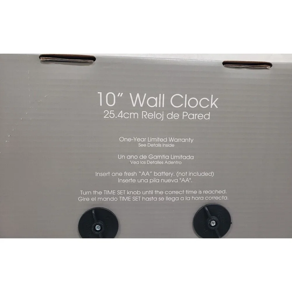 Plastic Decorative Kitchen Wall Clock, approx. 10